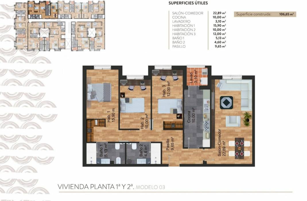 Nouvelle construction - Appartement - Torre - Pacheco - - CENTRO  -