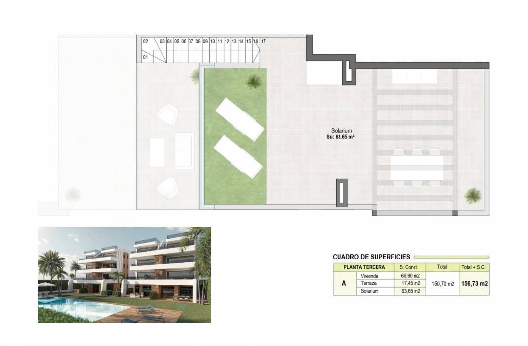 Nouvelle construction - Attique - Alhama de Murcia - Condado de Alhama Resort