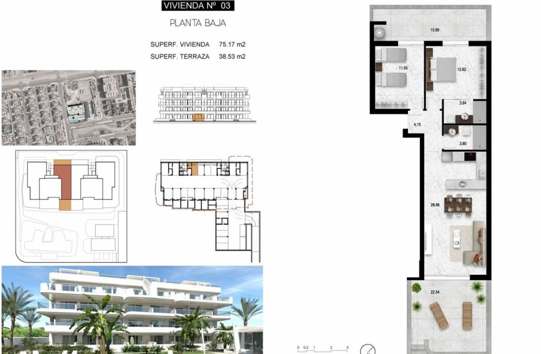 Nouvelle construction - Ground Floor - Orihuela Costa - Lomas de Cabo Roig