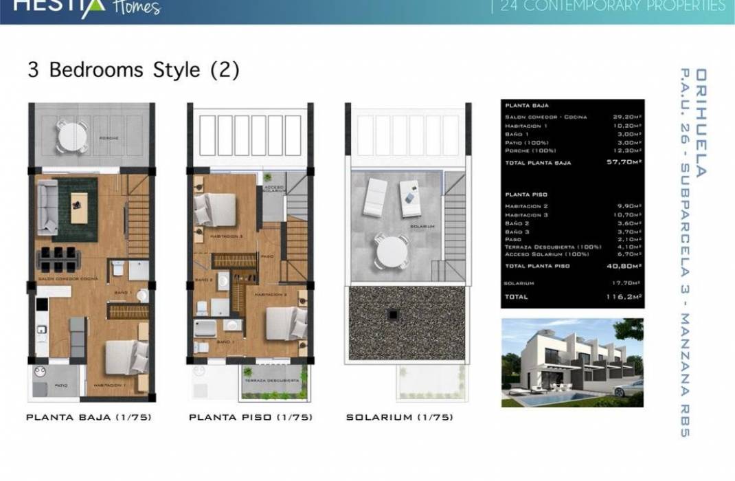 Nouvelle construction - Terraced house - Orihuela Costa - Villamartin