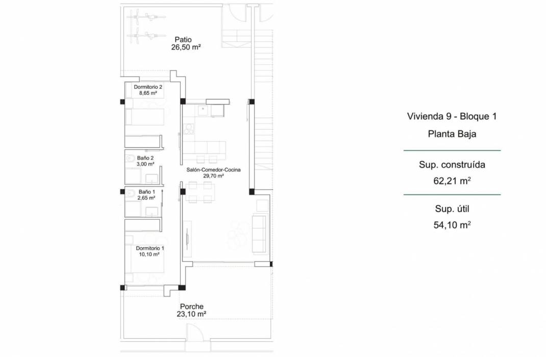 Nueva construccin  - Bungalow - Orihuela Costa - PAU 26