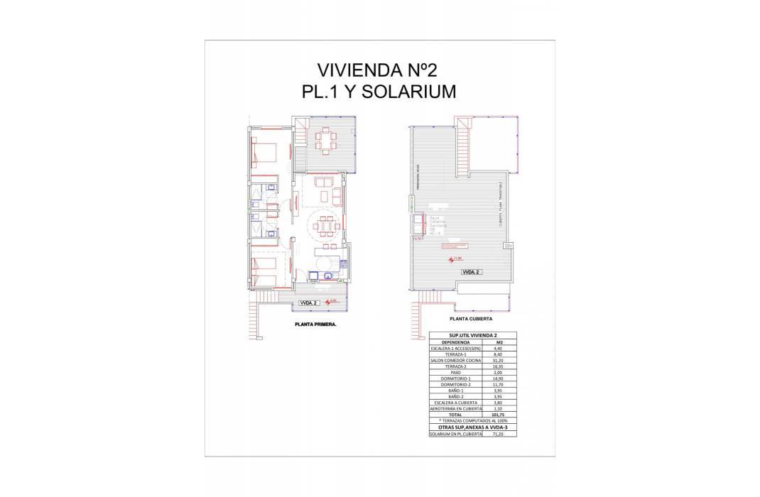 Nueva construccin  - Bungalow - Orihuela - Vistabella Golf