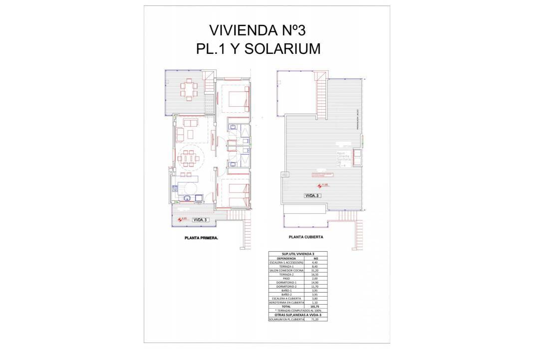 Nueva construccin  - Bungalow - Orihuela - Vistabella Golf