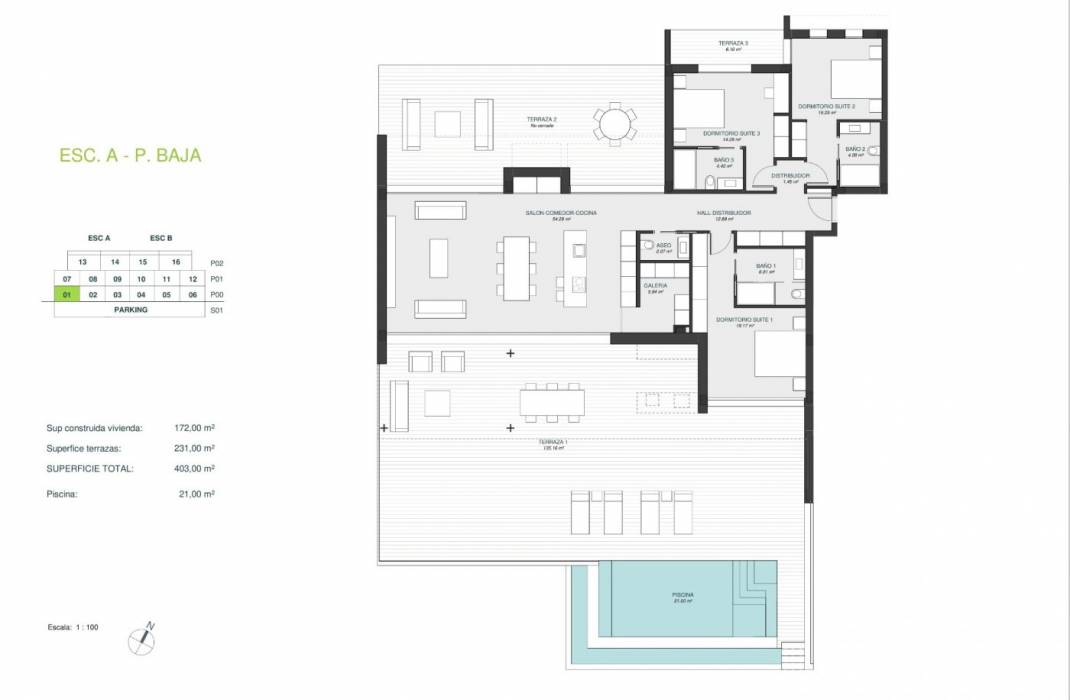 Nueva construccin  - Ground Floor - Orihuela - Las Colinas Golf