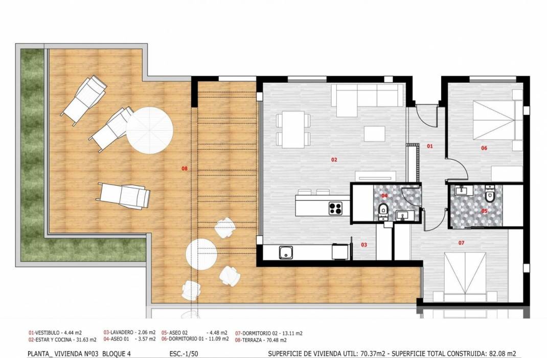 Nueva construccin  - Piso - Monforte del Cid - Font del llop