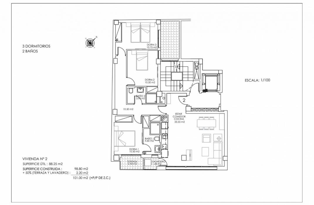 Nueva construccin  - Piso - Santa Pola - Centro