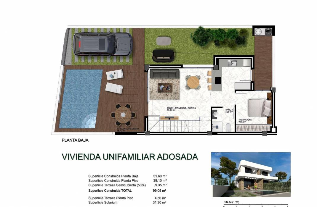 Nueva construccin  - Semi - Los Montesinos - La Herrada