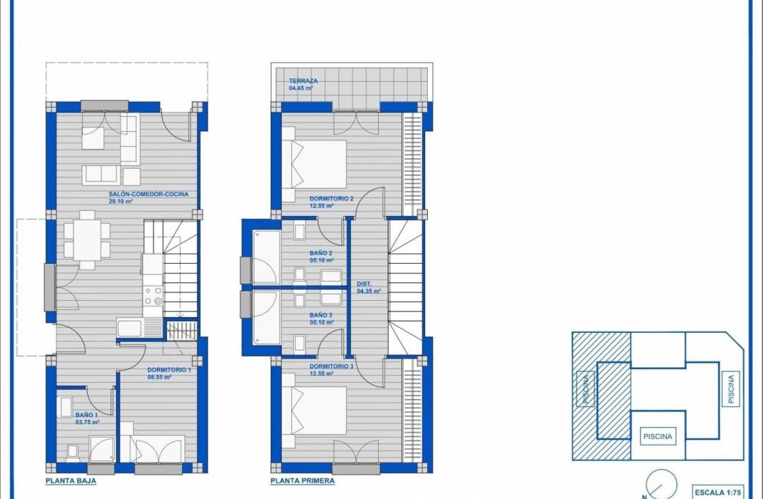 Nueva construccin  - Semi - San Javier - Santiago de la Ribera