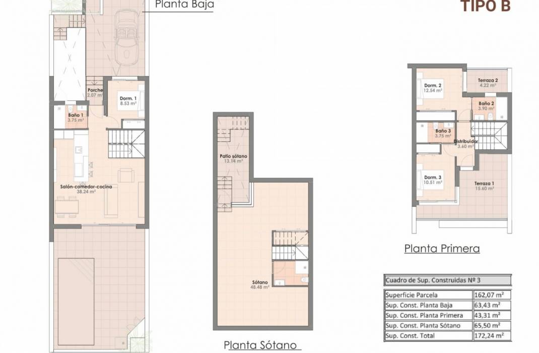 Nueva construccin  - Terraced house - Algorfa - La finca golf