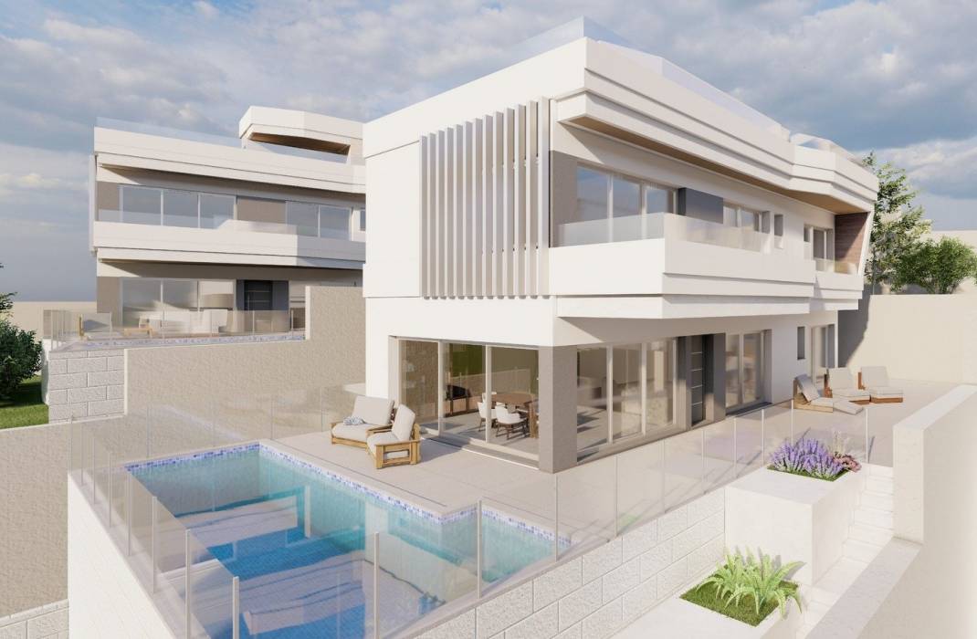 Nueva construccin  - Villa - Orihuela Costa - Agua Marina