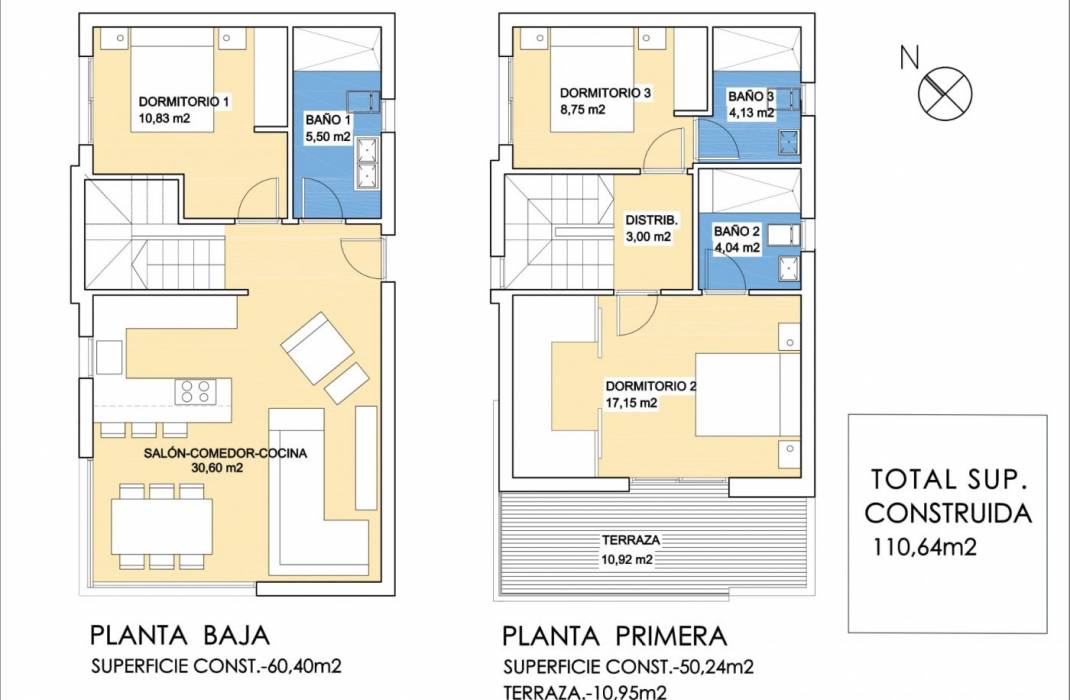 Nueva construccin  - Villa - Pilar de la Horadada - Pinar de Campoverde