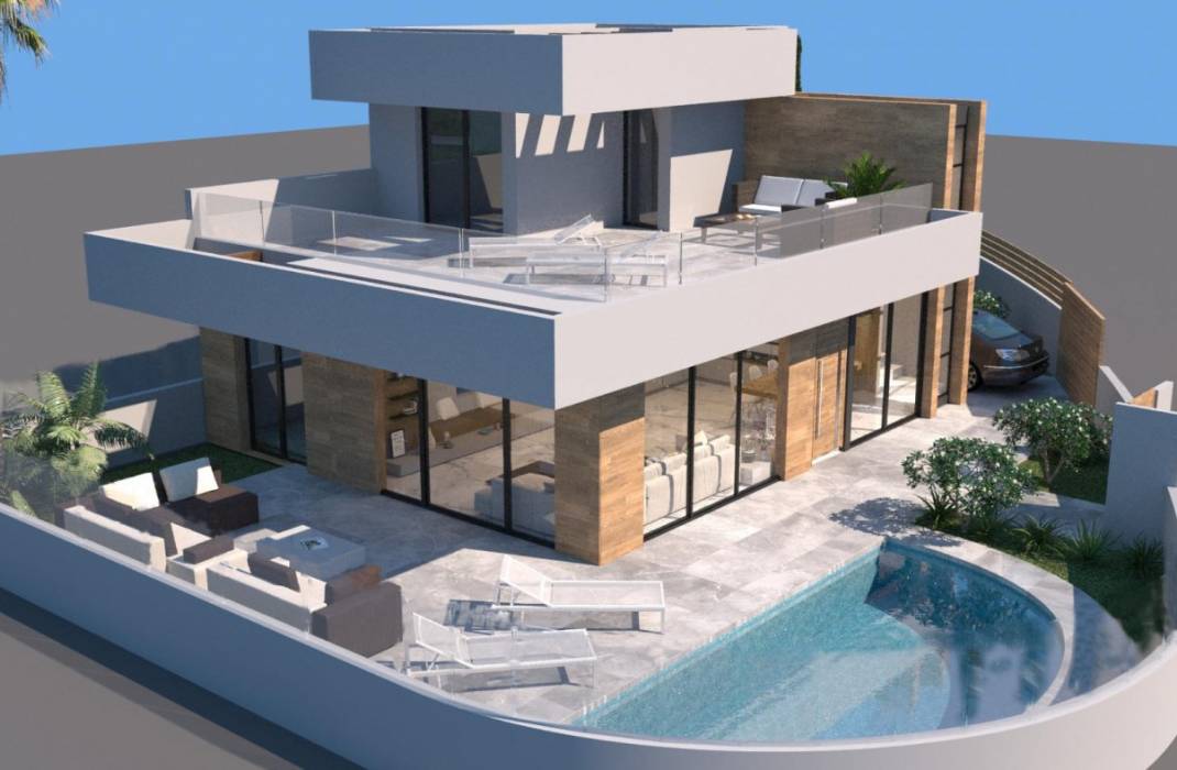 Nueva construccin  - Villa - Rojales - JUNTO CAMPO DE GOLF LA MARQUESA