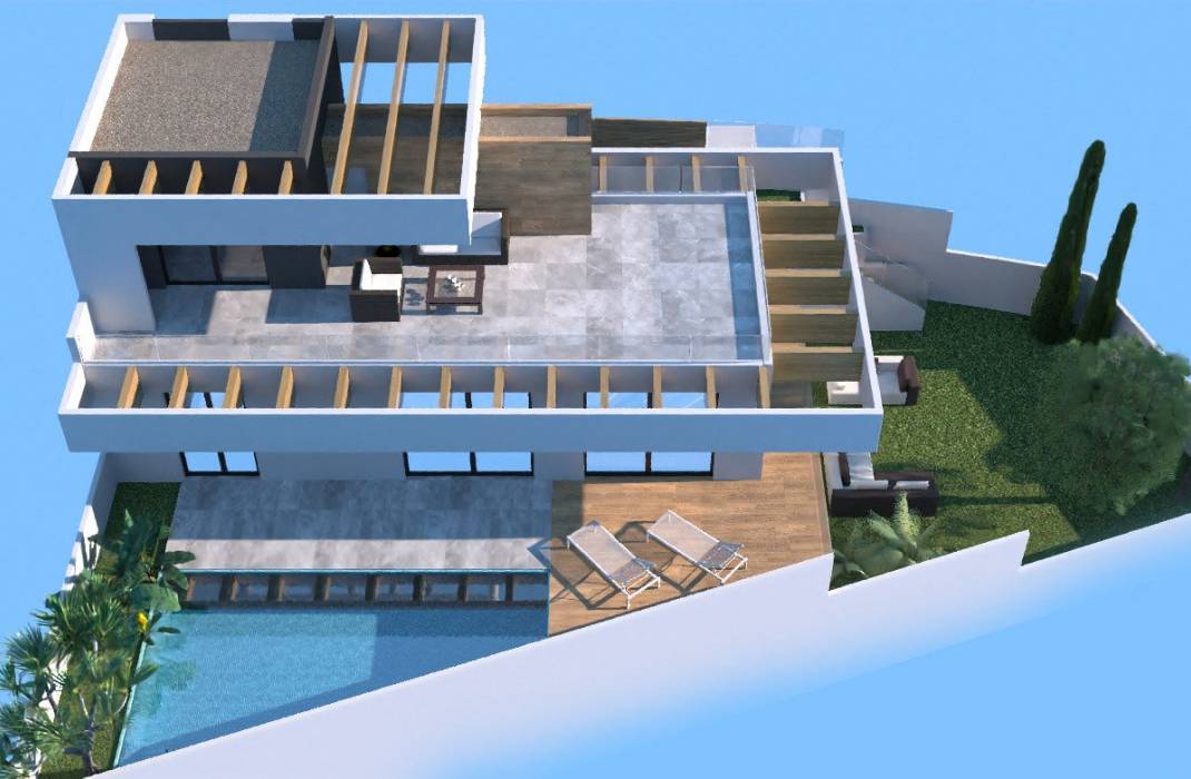 Nueva construccin  - Villa - Rojales - JUNTO CAMPO DE GOLF LA MARQUESA