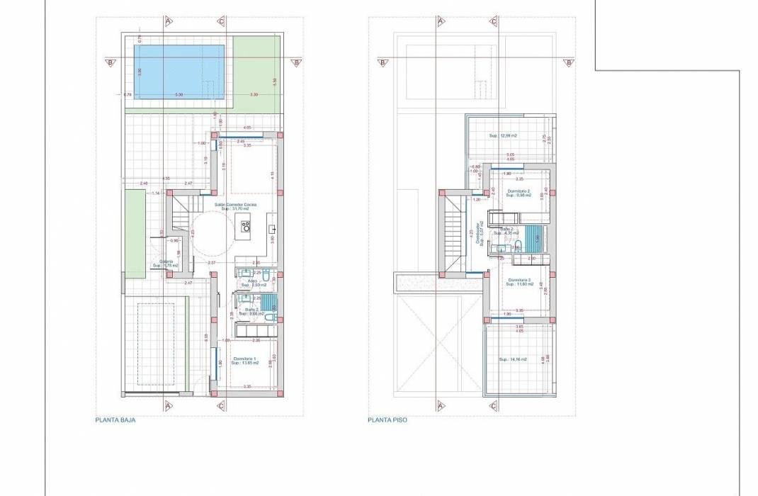 Nueva construccin  - Villa - San Fulgencio - Pueblo