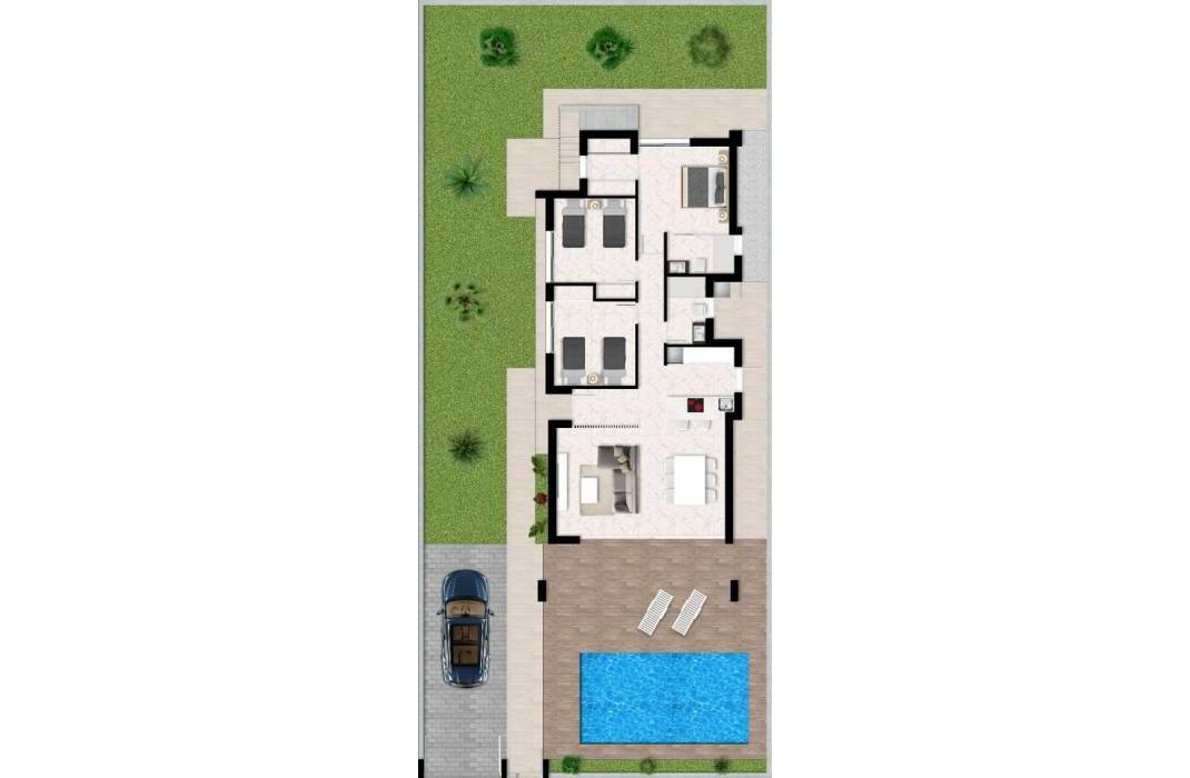 Nueva construccin  - Villa - Torrevieja - Torreta florida