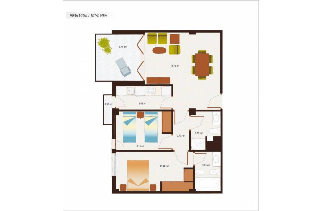 Resale - Apartment - Villanueva del Rio Segura - Urbanización plan parcial la morra