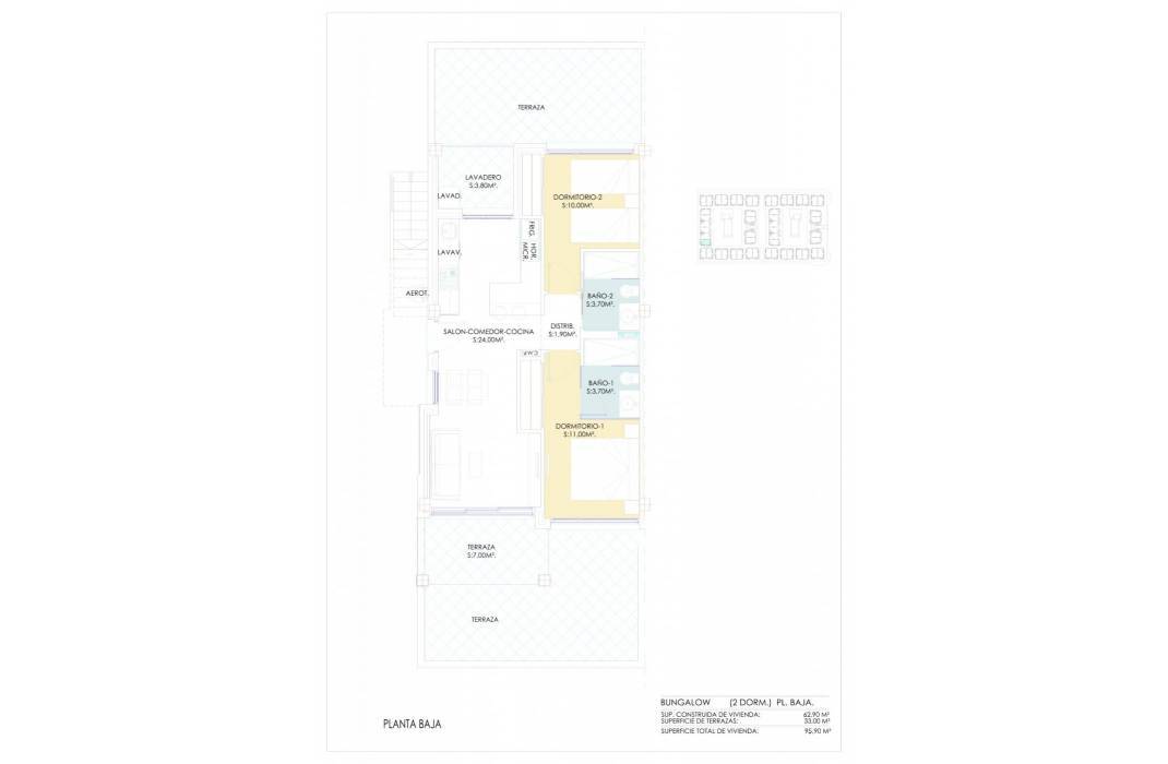 Venta - Bungalow - Torrevieja